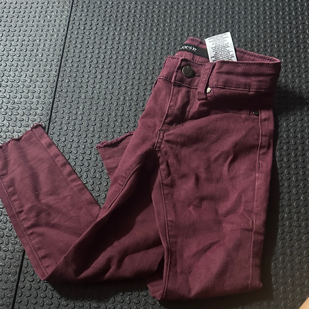 Joe's Jeans Deep Red Denim